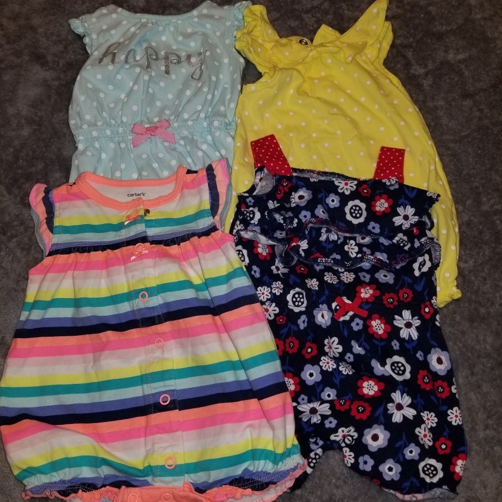Baby Girl Romper Bundle